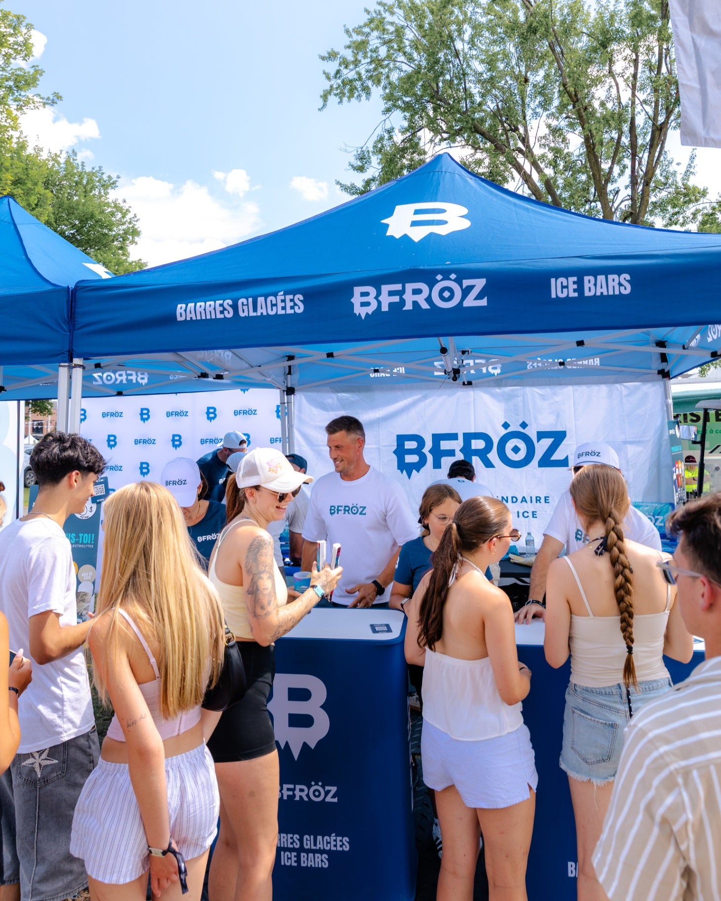Kiosque BFRÖZ en événement